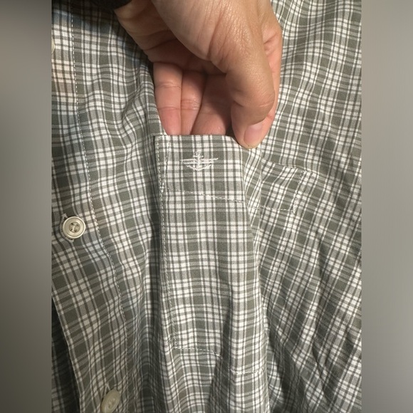 Dockers Shirt Men xl green Plaid Cotton
Stretch Collared Long Sleeve
Pocket - Picture 4 of 11